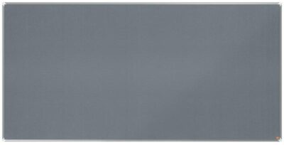 Nobo Premium Plus Grey Felt Noticeboard Aluminium Frame 2400x1200mm 1915200