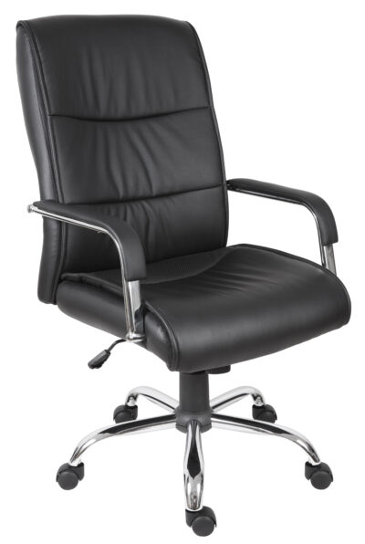 Kendal Luxury Faux Leather Executive Office Chair Black - 6901KB