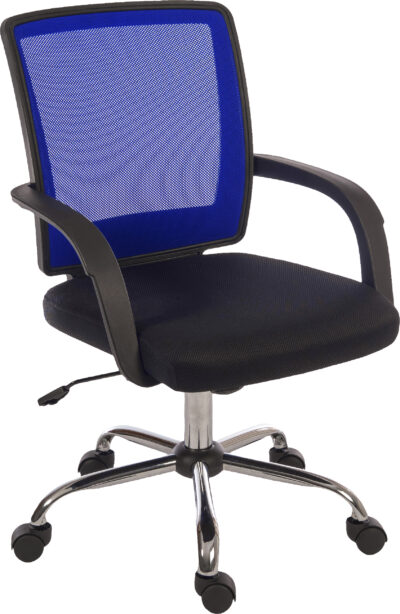 Star Mesh Back Task Office Chair Blue/Black - 6910BLU