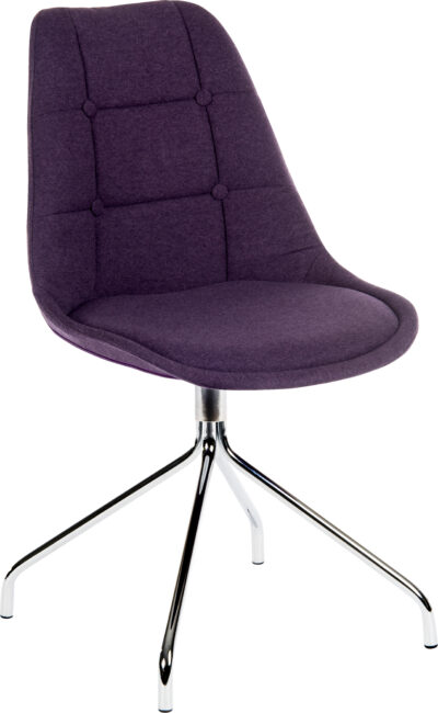 Breakout Upholstered Reception Chair Plum (Pack 2) – 6930PLUM