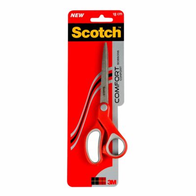 Scotch Comfort Scissors 180mm Red/Grey 1427 – 7000033998