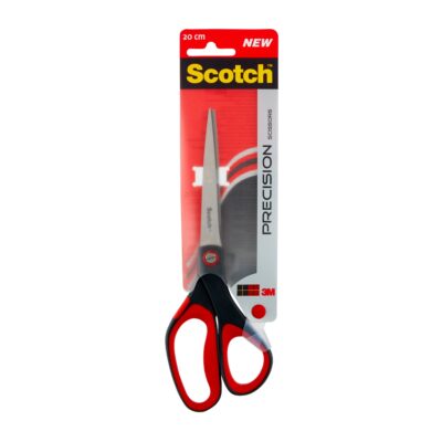 Scotch Precision Scissors 200mm Red/Grey 1448 – 7000034000