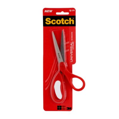 Scotch Universal Scissors 180mm Red 1407 – 7000034002