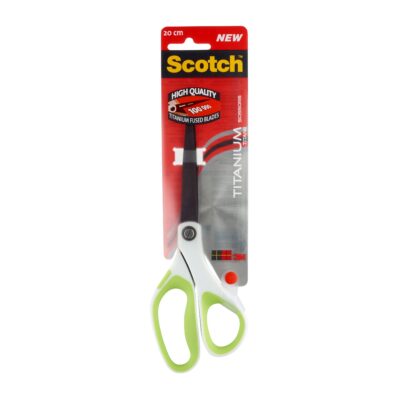 Scotch Titanium Scissors 200mm Green/Grey 1458T – 7000034006