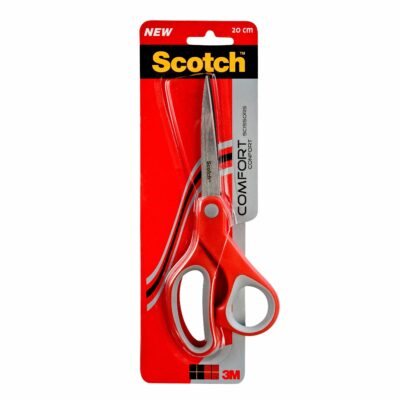 Scotch Comfort Scissors 200mm Red/Grey 1428 – 7000081639