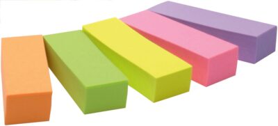 Post-It Note Paper Index Flags Repositionable 15x50mm 5×100 Tabs Assorted Colours (Pack 500) 7100172770