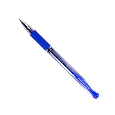 uni-ball Signo Gel Grip UM-151S Rollerball Pen 0.7mm Tip 0.4mm Line Blue (Pack 12) - 751099000