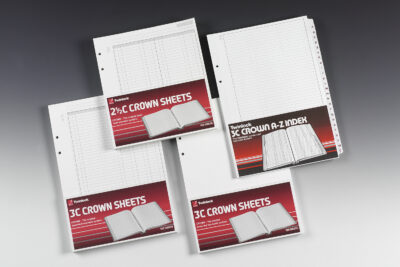 Twinlock Crown 3C Treble Cash Sheets (Pack 100) 75849