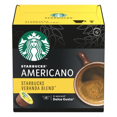 STARBUCKS by Nescafe Dolce Gusto Americano Veranda Blend Coffee 12 Capsules (Pack 3) – 12397698