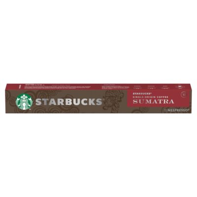 STARBUCKS by Nespresso Sumatra Espresso Coffee Capsules (Pack 10) – 12423376
