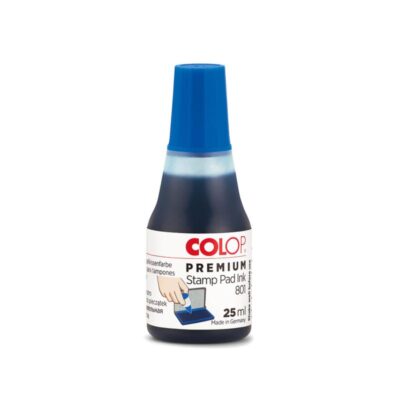 Colop 801 Blue Stamp Pad Ink 25ml (109733) 109749