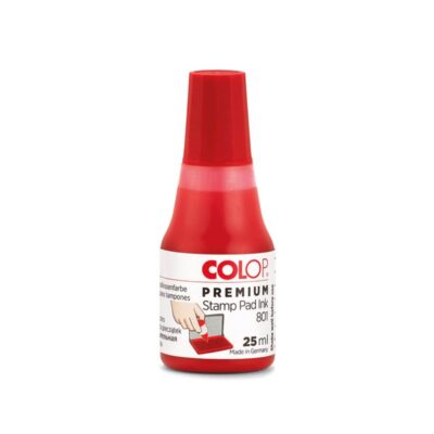 Colop 801 (25ml) High Quality Water Based Stamp Pad Ink Red – 109750