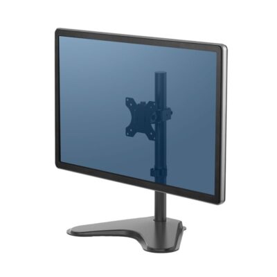 Fellowes Professional Series Freestanding Single Monitor Arm Black 8049601