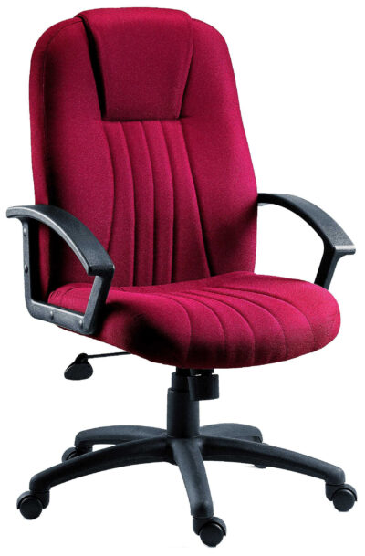 City Fabric Executive Office Chair Burgundy - 8099BU