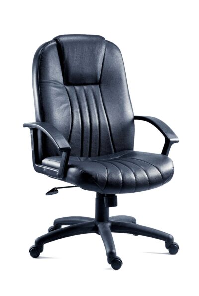 Cith Bonded Leather Faced Executive Office Chair Black - 8099