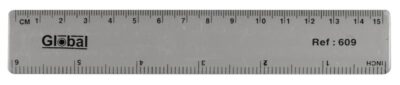 ValueX Plastic Ruler 15cm Clear