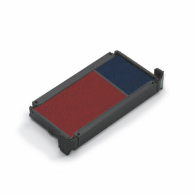Trodat 6/4912/2 Replacement Stamp Pad Fits Printy 4912/4912 Typo/Office Printy Red/Blue (Pack 2) - 83541