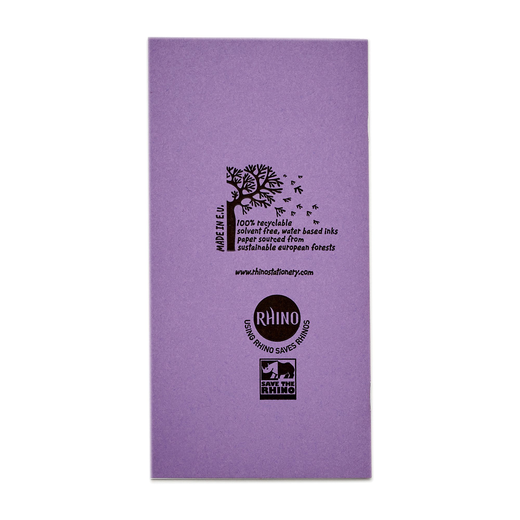 Rhino 8 x 4 Exercise Book 32 Page Ruled F8CM Purple (Pack 100) - VNB005-122-6 - Image 4