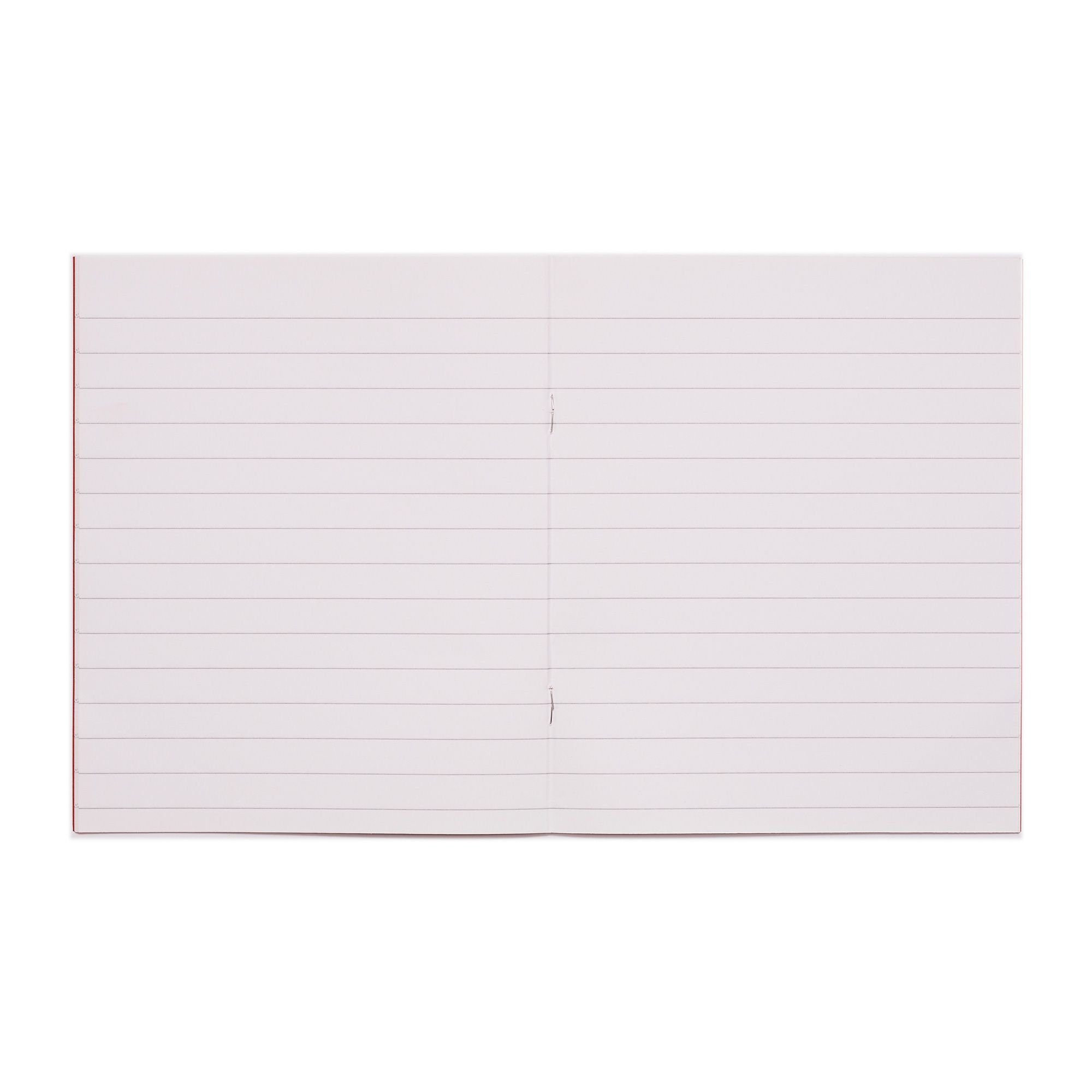 Rhino 8 x 6.5 Exercise Book 48 Page Feint Ruled 12mm Lines F12 Red (Pack 100) - VEX342-66-8 - Image 3
