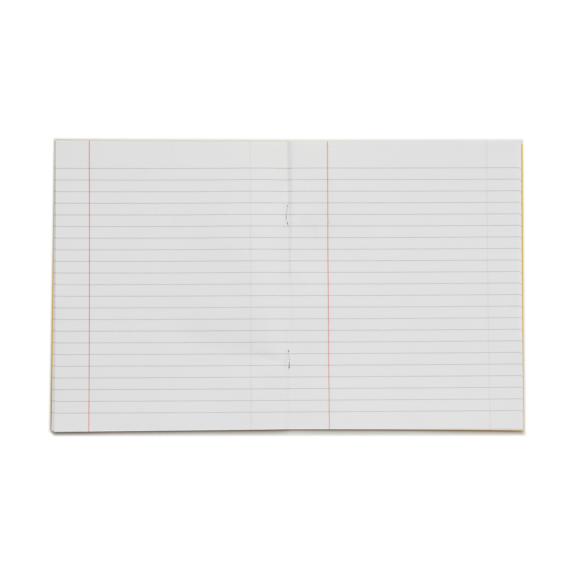 Rhino 8 x 6.5 Exercise Book 48 Page Feint Ruled 8mm With Margin Yellow (Pack 100) - VAA114-2 - Image 3