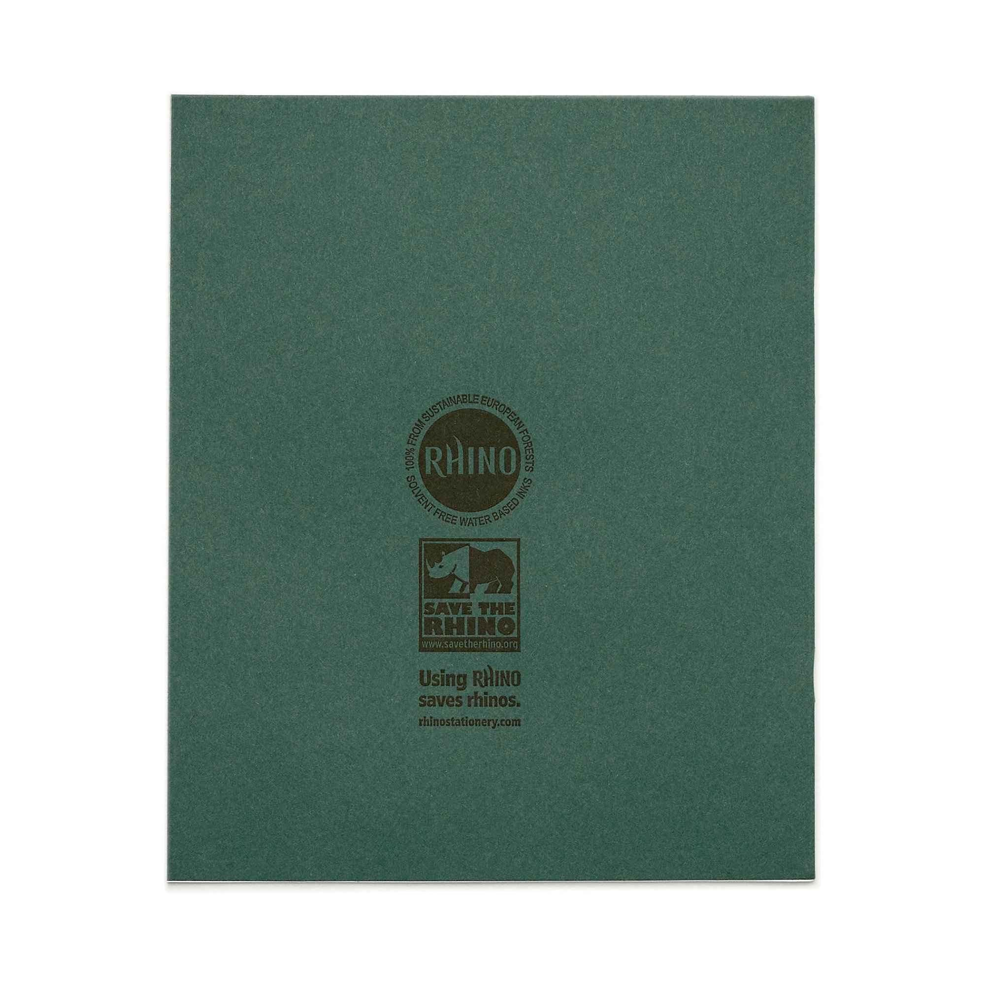 Rhino 8 x 6.5 Inches Learn to Write Book 32 Page Narrow-Ruled Dark Green (Pack 100) - SDXB6-8 - Image 4