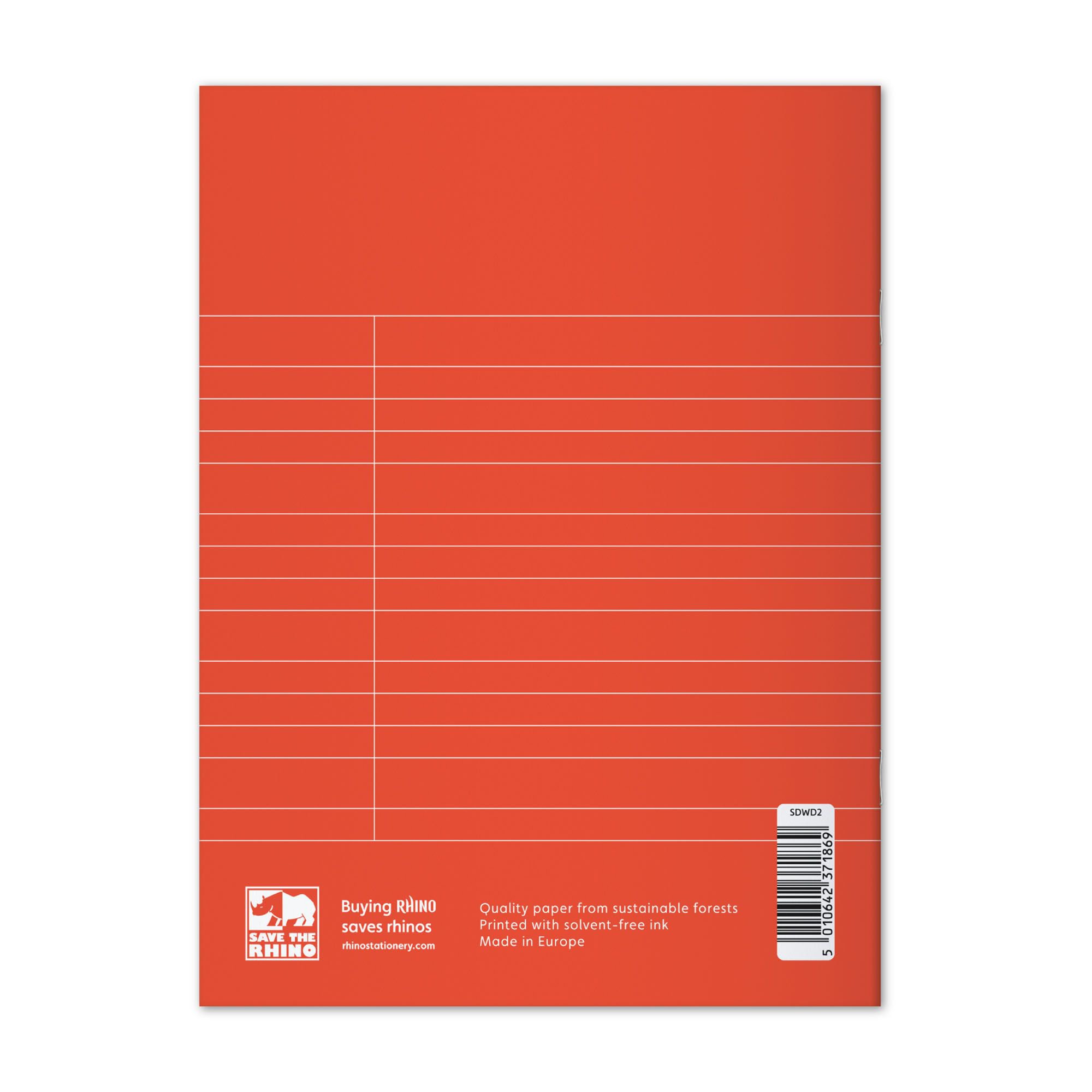 Rhino 8 x 6 Inch Homework Diary 84 Page 5-Day Week (Pack 100) - SDWD2-2 - Image 3