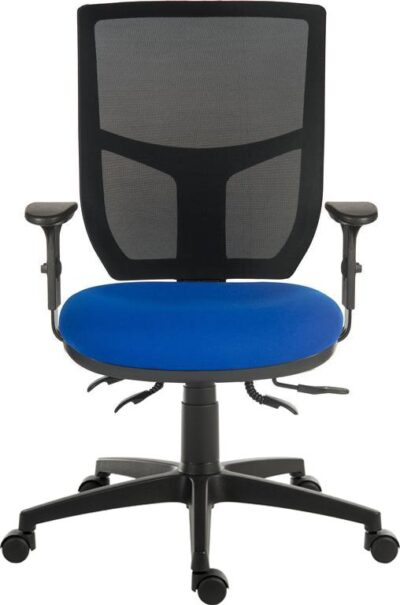 Ergo Comfort Mesh Back Ergonomic Operator Office Chair with Arms Blue - 9500MESH-BLU/0270