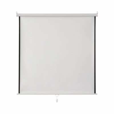 Bi-Office Wall Projection Screen 2000x2000mm Black Border White Housing - 9D006003