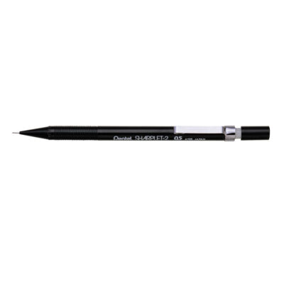 Pentel Sharplet-2 Mechanical Pencil HB 0.5mm Lead Black Barrel (Pack 12) – A125-A