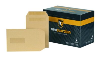 New Guardian Pocket Envelope C5 Self Seal Window 130gsm Manilla (Pack 250) – A23013
