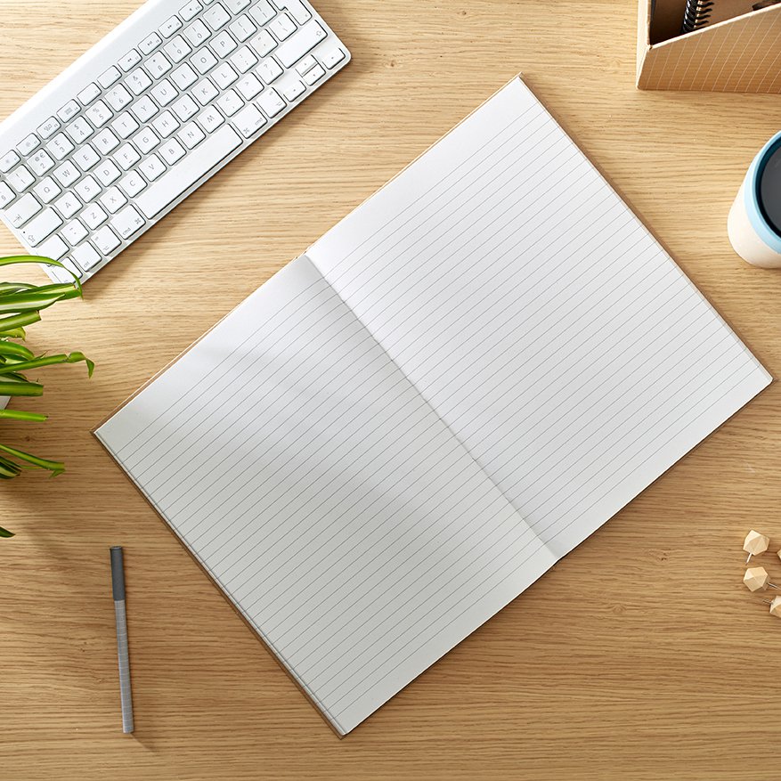 Save The Rhino Recycled Casebound Notebook 160 Pages (Pack 5) SRCBA4 - Image 4