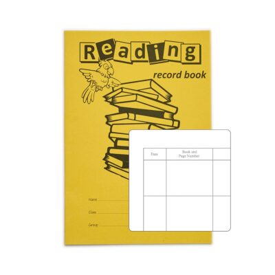 Rhino A5 Reading Record Book 40 Page Yellow (Pack 25) – SDRR5-6