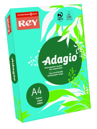 Rey Adagio Paper A4 80gsm Deep Blue (Ream 500) RYADA080X420