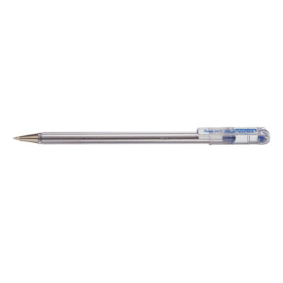 Pentel Superb Ballpoint Pen 0.7mm Tip 0.25mm Line Blue (Pack 12) BK77-C