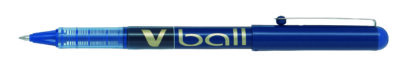Pilot VBall Liquid Ink Rollerball Pen 0.7mm Tip 0.4mm Line Blue (Pack 12) - 4902505134739SA