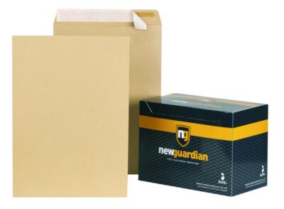 New Guardian Pocket Envelope C3 Peel and Seal Plain 130gsm Manilla (Pack 125) – C27013