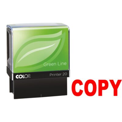 Colop Green Line P20 Self Inking Word Stamp COPY 35x12mm Red Ink – 148233