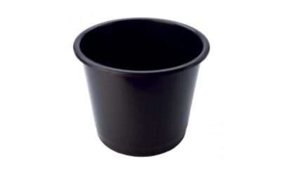 ValueX Deflecto Waste Bin Plastic Round 14 Litre Black – CP025YTBLK