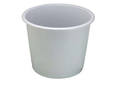 ValueX Deflecto Waste Bin Plastic Round 14 Litre Grey – CP025YTGRY