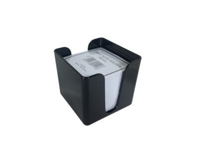 ValueX Deflecto Cubic Note Block and Holder Black – CP053YTBLK