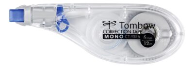 Tombow MONO YSE6 Correction Tape Roller 6mmx12m White – CT-YSE6