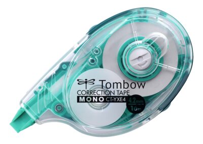 Tombow MONO YXE4 Refillable Correction Tape Roller 4.2mmx16m White – CT-YXE4