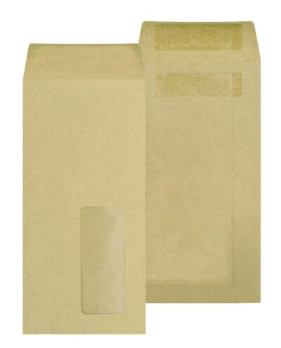 New Guardian Pocket Envelope DL Self Seal Window 80gsm Manilla (Pack 1000) - D25311
