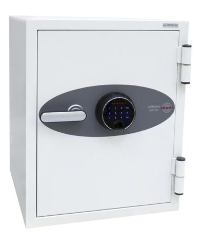 Phoenix Datacare Size 2 Data Safe Fingerprint Lock White DS2002F