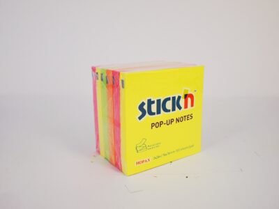 ValueX Stickn Pop-Up Notes 100 Sheets Neon Colours (Pack 6) EH7674 – 21848