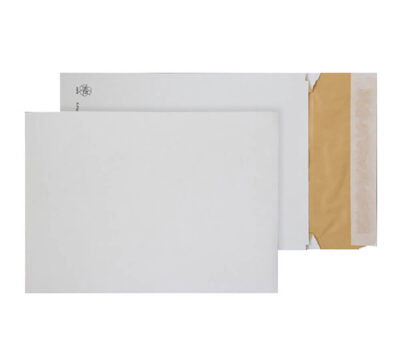 Blake Purely Packaging Padded Gusset Eco Cushion Envelope B4 Peel and Seal 50mm Gusset 140gsm White (Pack 100) - EPB4