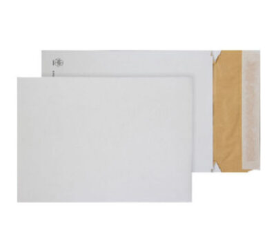 Blake Purely Packaging Padded Gusset Eco Cushion Envelope C4 Peel and Seal 50mm Gusset 140gsm White (Pack 100) - EPC4