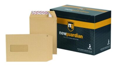 New Guardian Pocket Envelope C5 Peel and Seal Window Power-Tac Easy Open 130gsm Manilla (Pack 250) – F26639