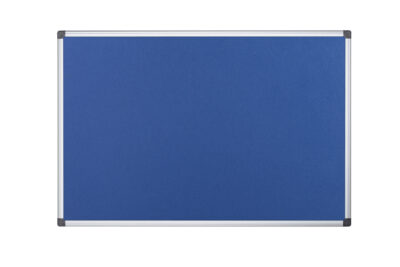 Bi-Office Maya Blue Felt Noticeboard Aluminium Frame 1800x1200mm - FA2743170