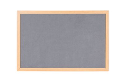 Bi-Office Earth-It Grey Felt Noticeboard Oak Wood Frame 1800x1200mm - FB8542233